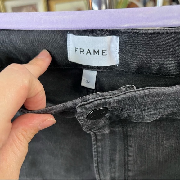 Frame Le Mini Boot High Rise Bootcut Jeans in Billups 34 - Picture 6 of 11